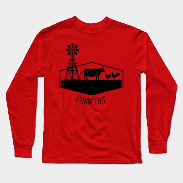 Farm life Long Sleeve T-Shirt by Country merch